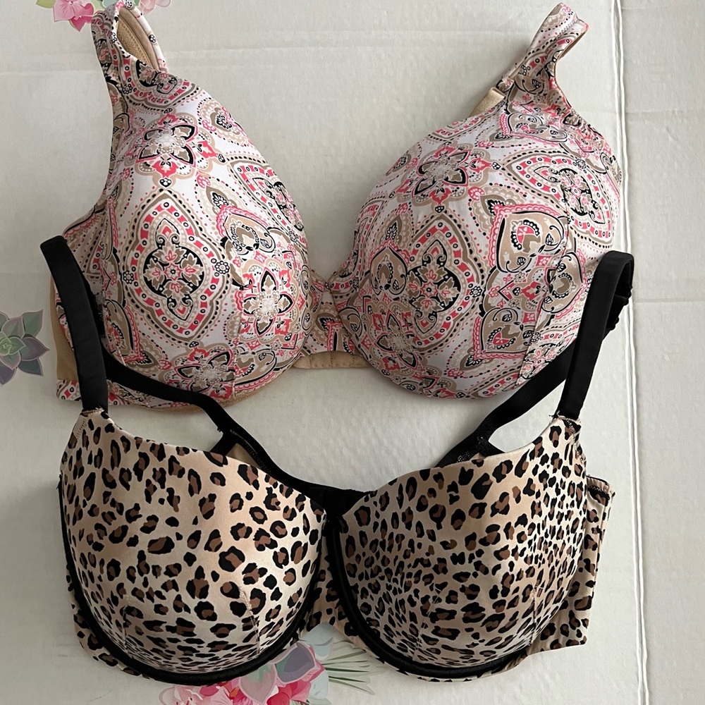 Lane Bryant Cacique Bra leopard or pink